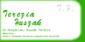 terezia huszak business card